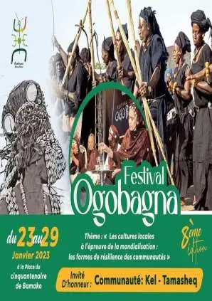 Affiche de la 8e édition du Festival Ogobagna