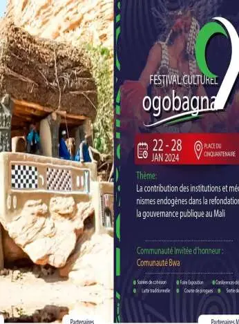 Affiche de la 9e édition du Festival Ogobagna