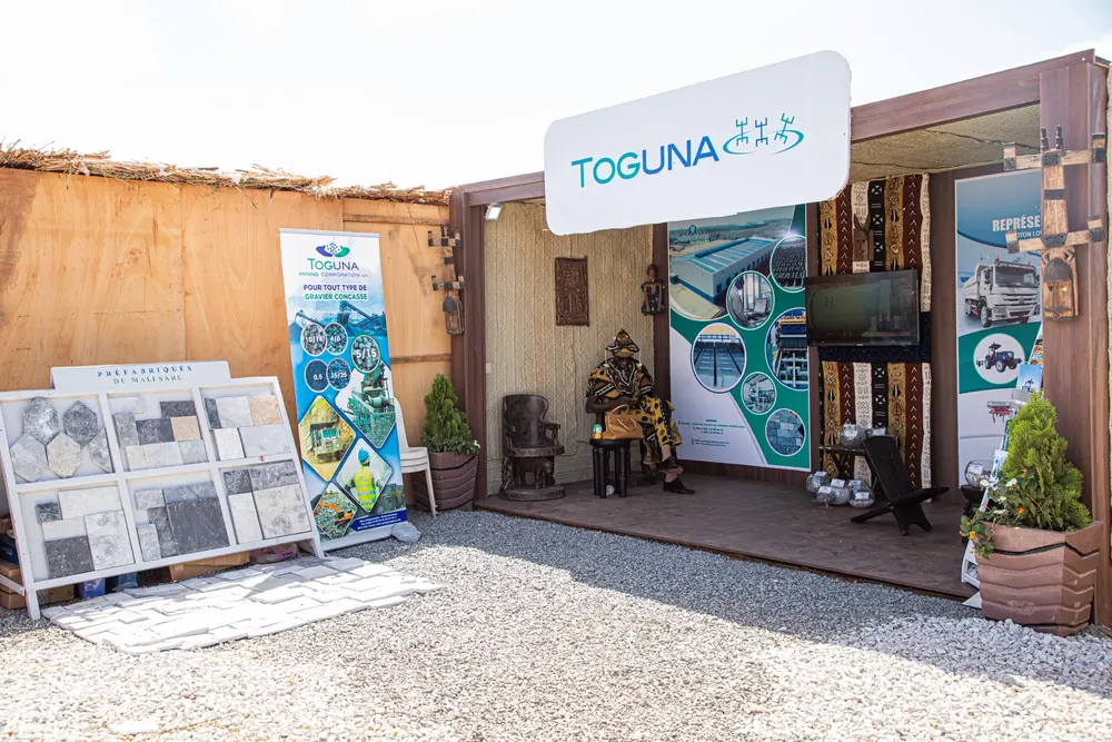 Stand du Groupe Toguna a la foire-exposition du festival