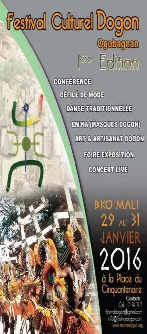 Affiche de la 1re édition du Festival Ogobagna