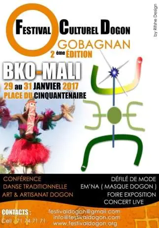 Affiche de la 2e édition du Festival Ogobagna