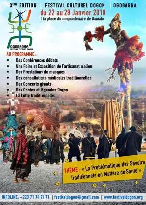 Affiche de la 3e édition du Festival Ogobagna